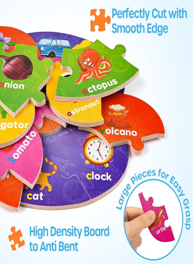 SYNARRY Number and Alphabet Puzzles for Kids Ages 3-5, ABC Learning for Toddlers Ages 3+, Preschool Activities Letter Puzzles Montessori Educational Toys Gifts for 4 5 6 7 8 Year Old Boys Girls - Image 4